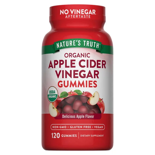 Nature's Truth  Organic Apple Cider Vinegar 500 mg 120 Gummies