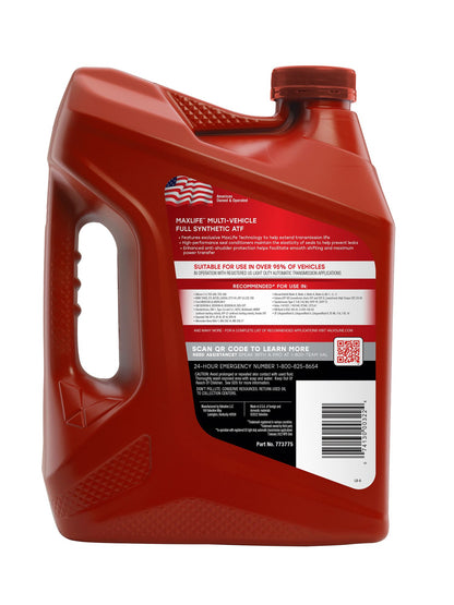 Valvoline MaxLife Multi-Vehiculo, Sintetico, Aceite para transmision automatica, 3.78 Litros