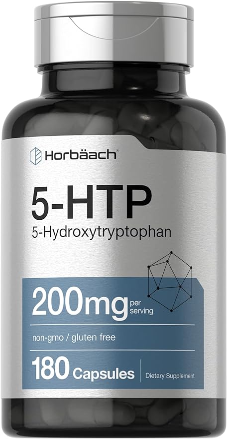 Horbäach Cápsulas 5HTP de 200 mg 180 unidades