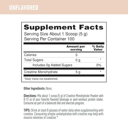 Isopure Monohidrato de creatina 500 g