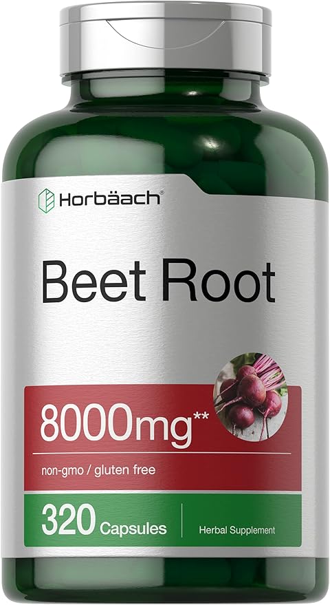 Horbäach Beet Root 8000 mg,  320 capsulas