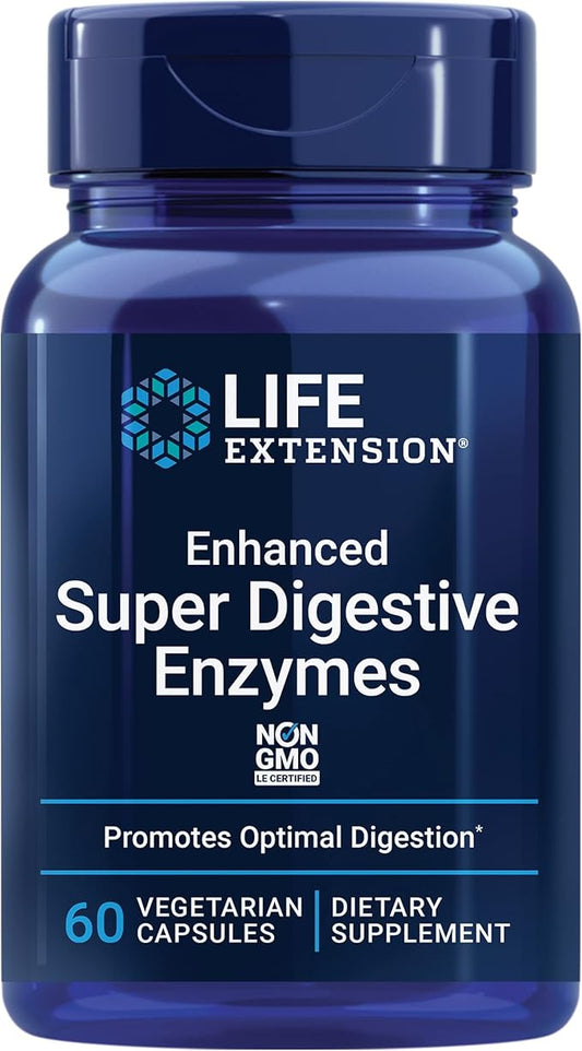 Life Extension Enzimas superdigestivas 60 cápsulas vegetarianas