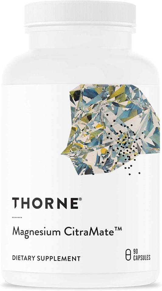 Thorne Research  Magnesio con citrato-malato  90 cápsulas