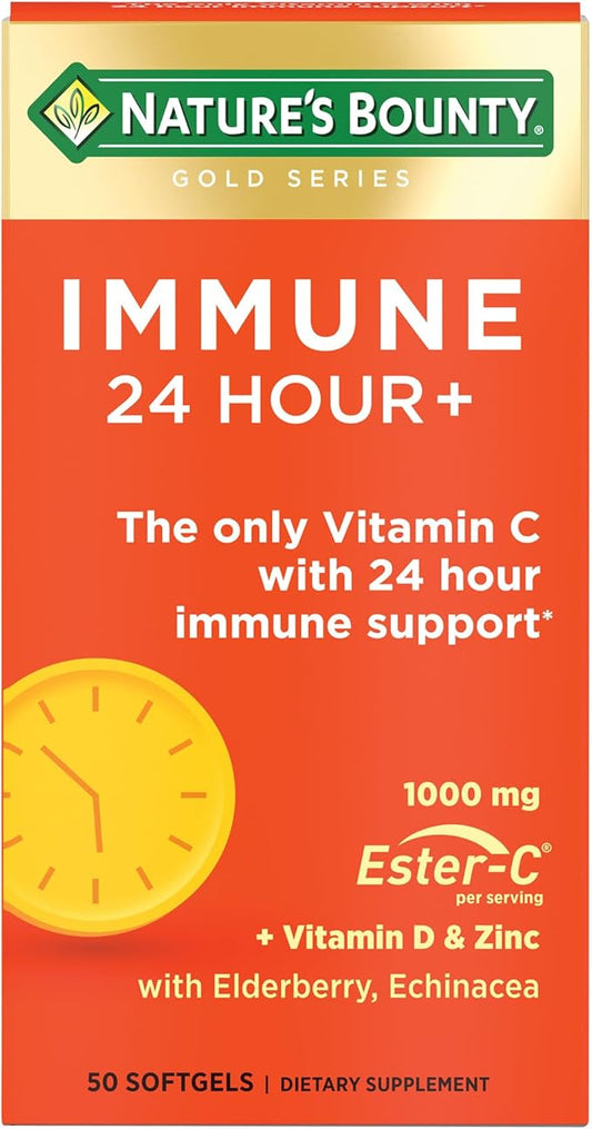 Nature's Bounty Inmunitario 24 horas vitamina C 50 capsulas blandas
