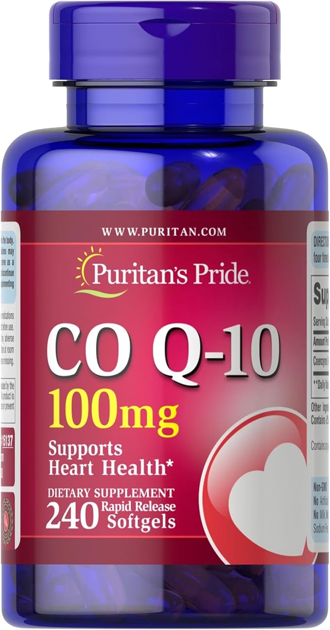 Puritan's Pride CoQ-10 100mg 240 softgels