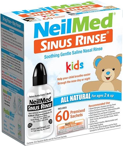 Kit NeilMed Sinus Rinse 60 botes