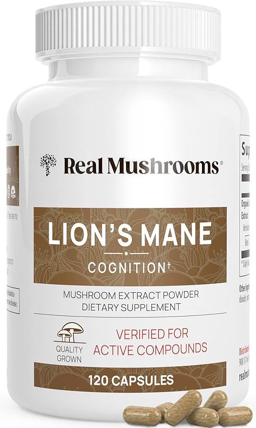 Real Mushrooms Lions mane cognition 120 capsulas