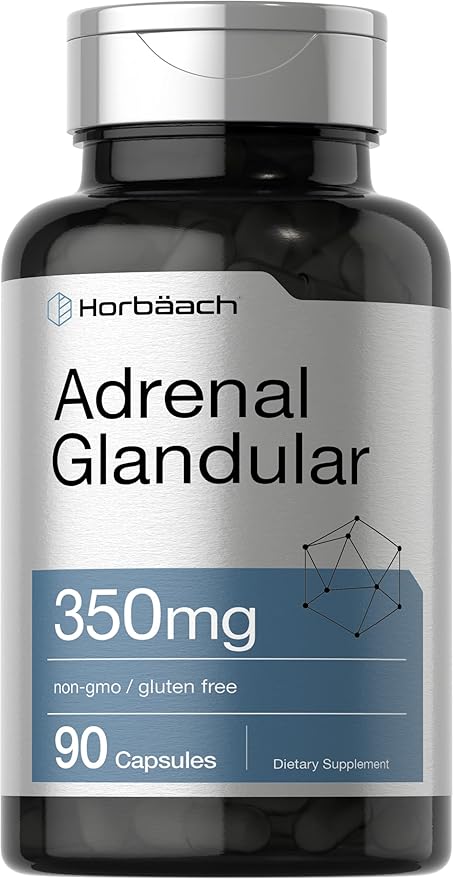 Horbäach Adrenal Glandular  350 mg  90 cápsulas Softgels