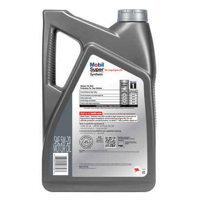 Aceite Mobil Super Synthetic 5w20 4.73 l