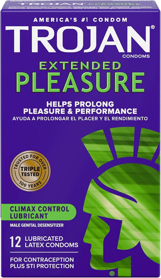 Condones Trojan lubricados de control Climax 12 condones