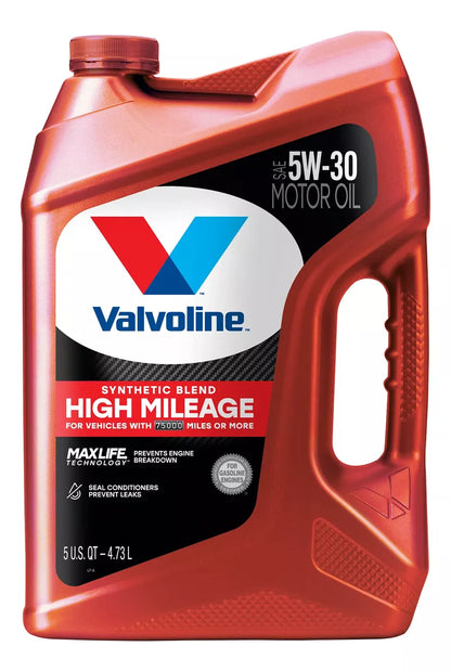 Aceite Valvoline 5w30 Mezcla Sintética Alto KM 4.73 litros