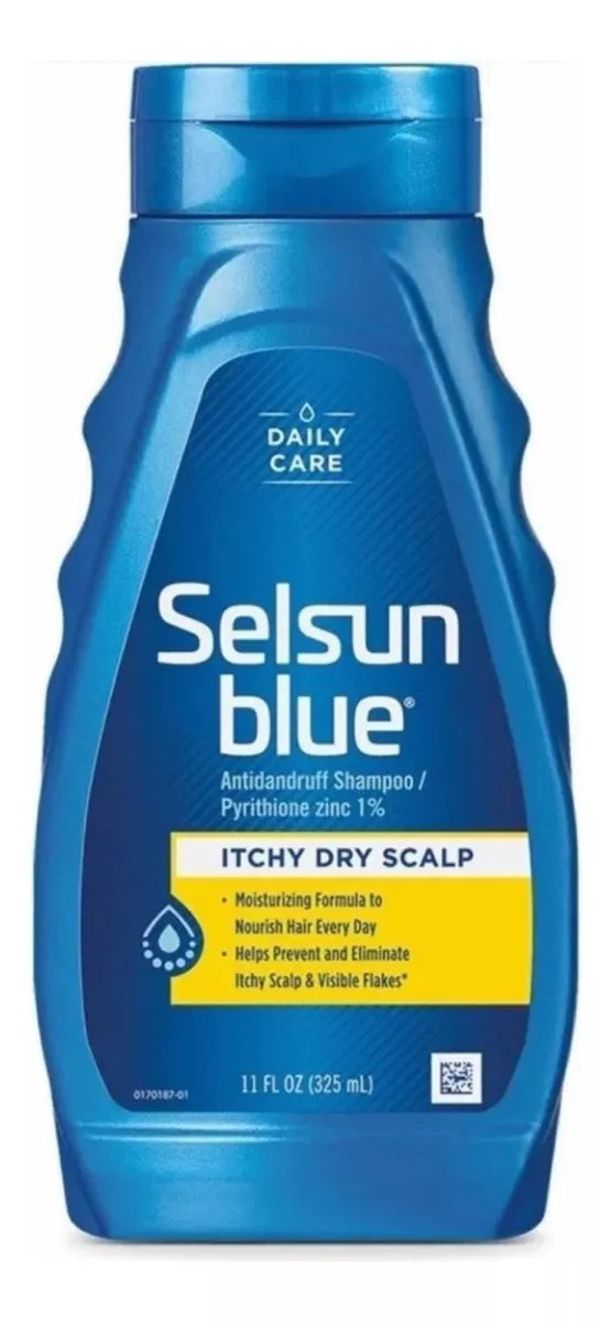 Selsun Blue Itchy Dry Scalp Dandruff 325ml 11oz