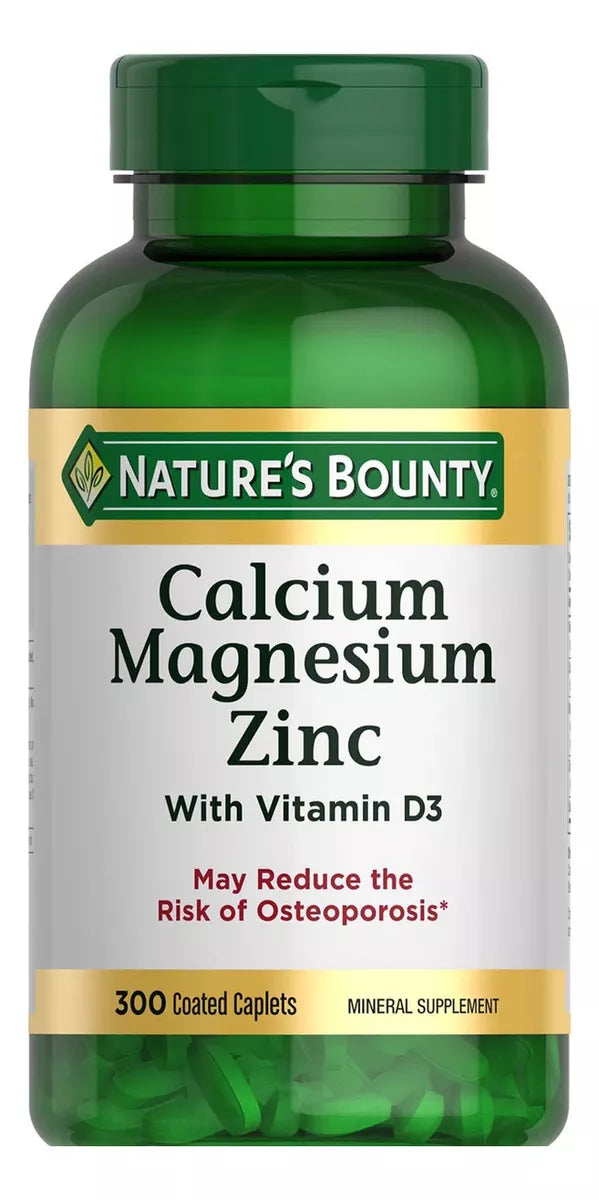 Nature´s Bounty Calcio, Magnesio Y Zinc Vitamina D3 300 capsulas