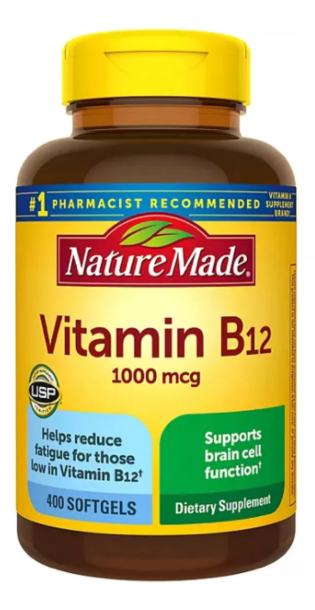 Nature Made Vitamina B12 1000 Mcg 400 softgels