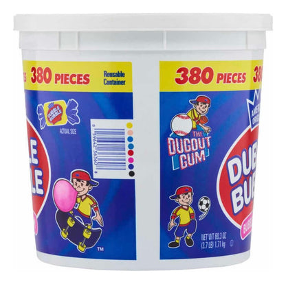 Chicle Dubble Bubble 380 Pzas Bubble Gum Con Goma De Mascar 1.71kg  Pack X 380