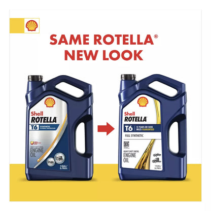 Aceite Shell Rotella 10w-30 T6 100% Sintetico 3.78 Litros