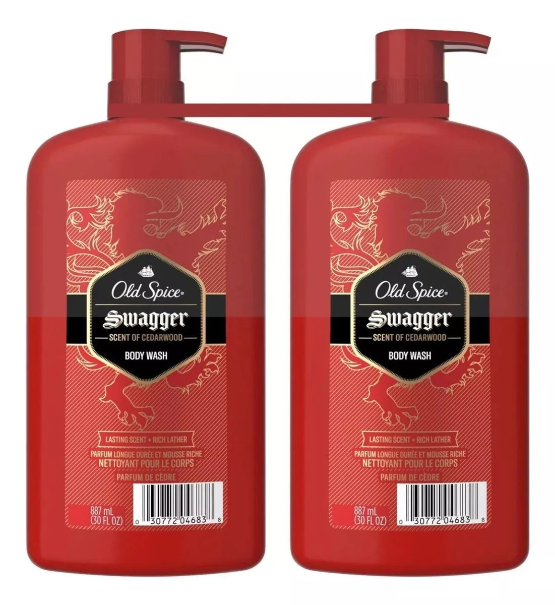 Jabón Líquido Old Spice Swagger Dosificador Pack X 2 u