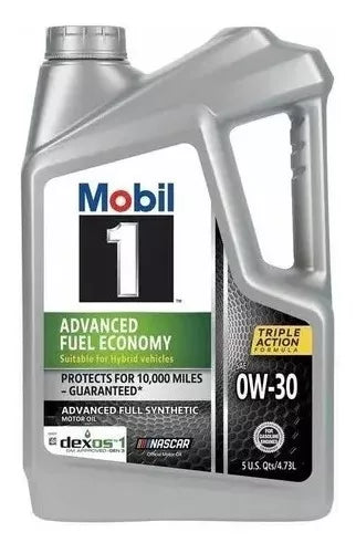 Aceite Mobil 1 Advanced Fuel Economy Sintético 0w30 4.73 Lts