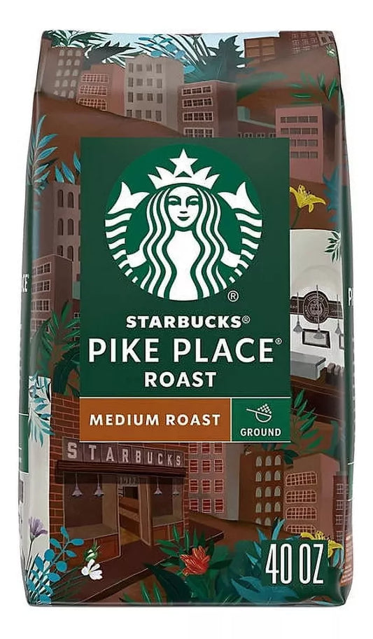 Cafe Starbucks Pike Place Molido Tostado Medio 1.13 Kg