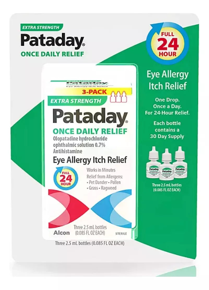 Pataday Alivio Para Alergia De Ojo 3 X 2.5ml