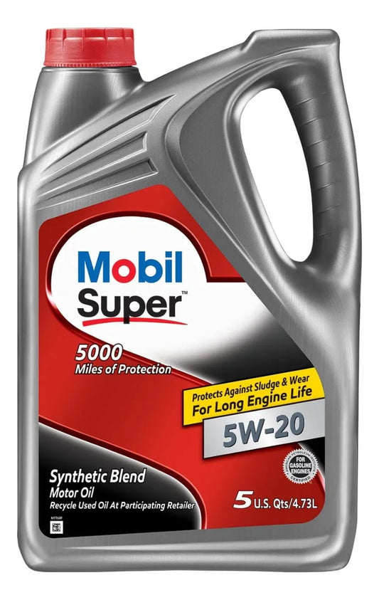 Aceite Mobil Super 5000 5w20 4.73l