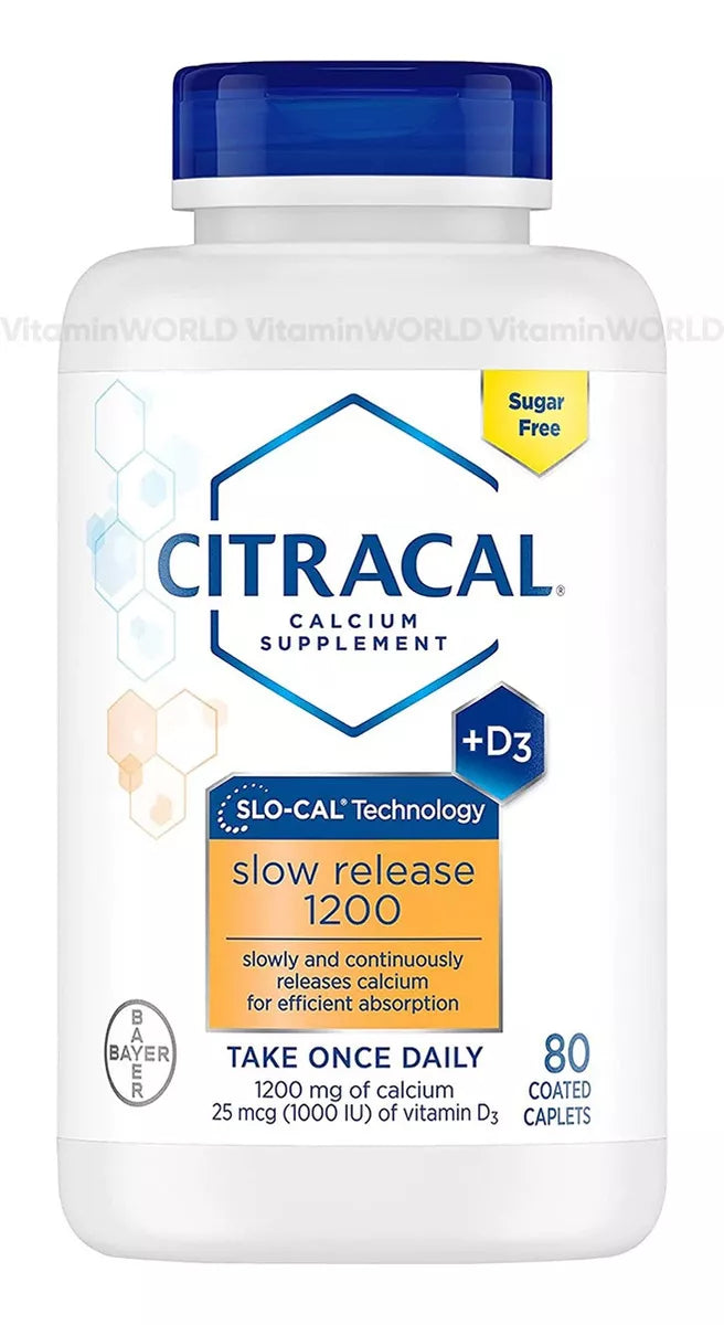 Bayer Citracal Calcio + D3 + Magnesio 80 Comprimidos