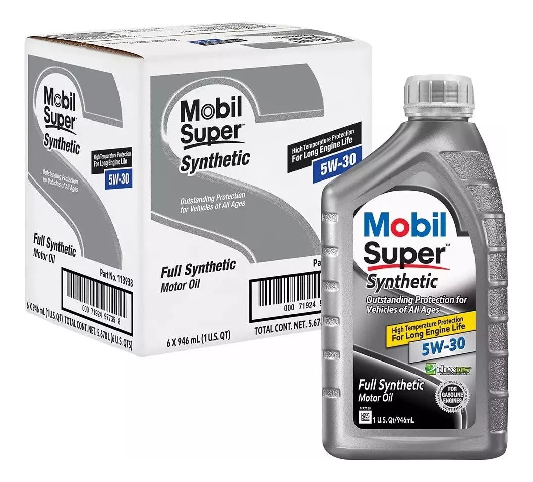 Aceite Mobil Super Synthetic 5w-30 4.73 Litros