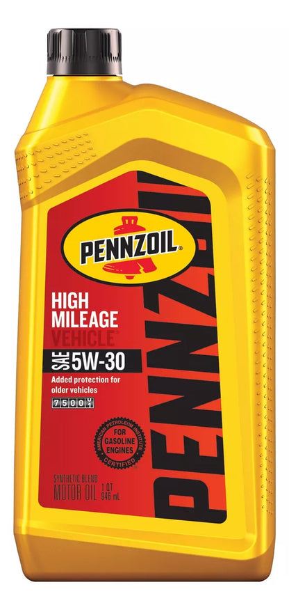 Aceite Pennzoil Alto Kilometraje Semisintetico 5w-30