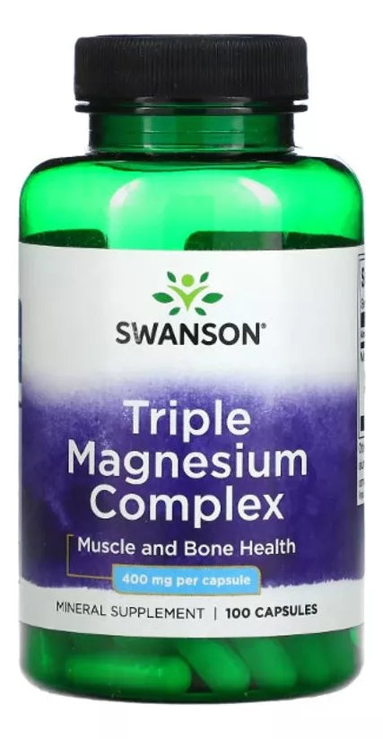 Swanson Triple Magnesio Complex, 100 capsulas