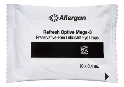 Refresh Optive Mega 3 Lubricante Para Ojos 30 Ampolletas