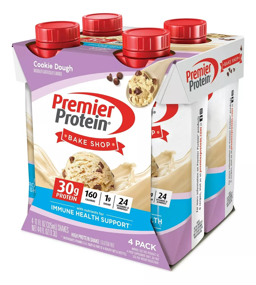 Proteína Premier Liquida 4 Pack Sabor Cookie