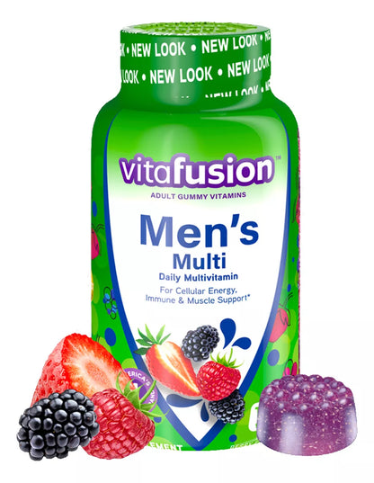 Vitafusion Multivitaminas Para Hombre 220 Gomitas Sabor Berry