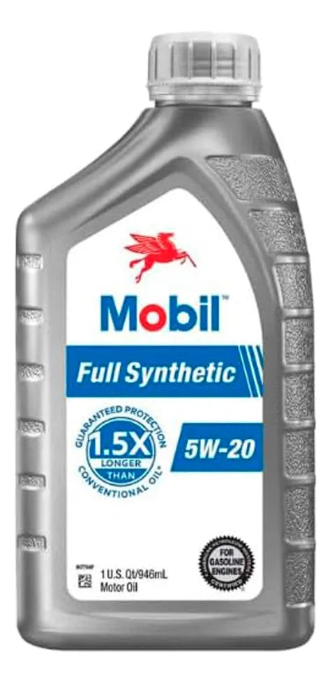 Aceite Mobil 5w-20 100% Full Synthetic Sintetico