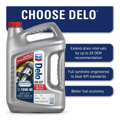 Aceite Chevron Delo 400 Xsp Sintetico 15w-40 3.78 Litros