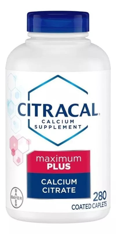 Citracal Calcio + Vitamina D3 Maximum Plus, 280 Tabletas