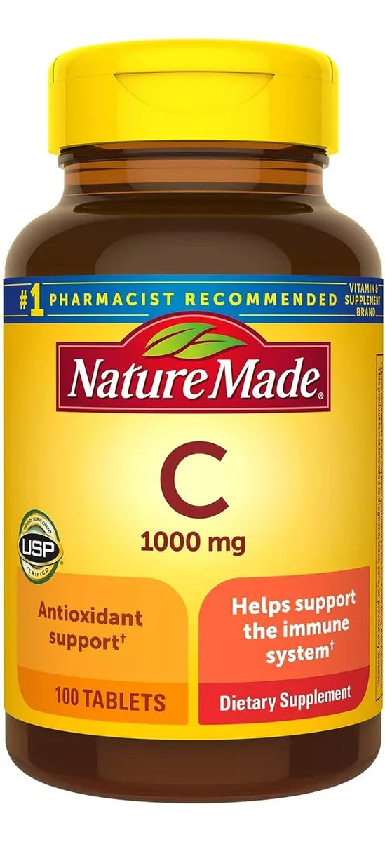 Nature Made Vitamina C 1000 Mg, 100 Tabletas,