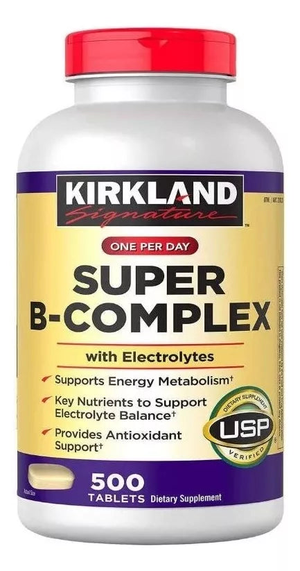 Kirkland Super B-Complex, 500 tabletas