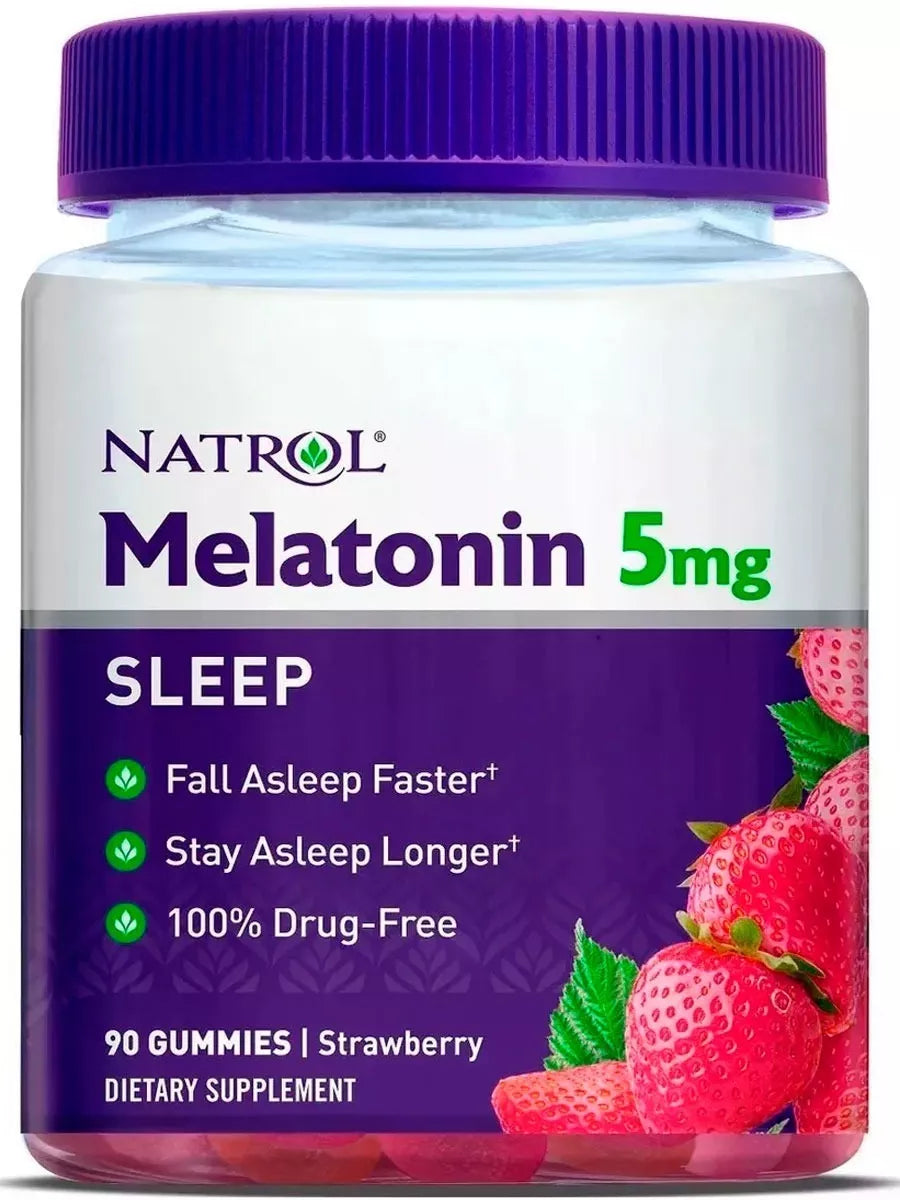 Natrol Melatonina 5 Mg 90 Unidades sabor fresas