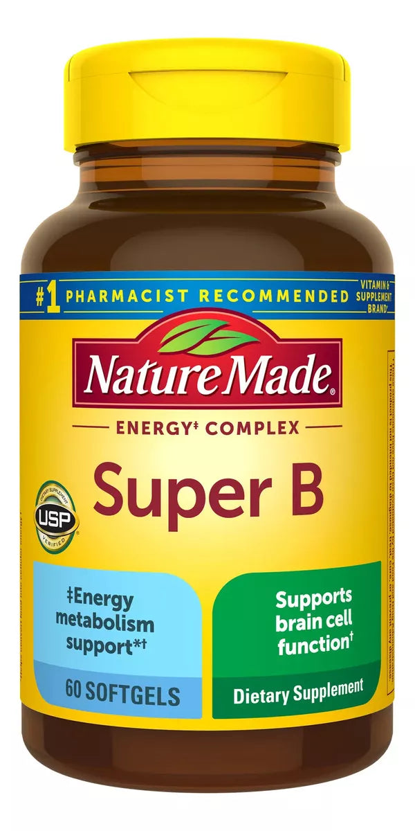 Nature Made Super Complejo B 60 Softgels