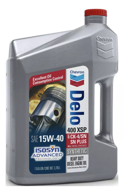 Aceite Chevron Delo 400 Xsp Sintetico 15w-40 3.78 Litros