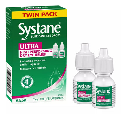 Systane Ultra 2 Pack 10ml Cada Uno Lubricante Ojos