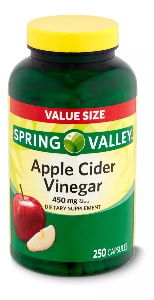 Spring Valley Vinagre de Manzana 450mg, 250 capsulas