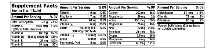 Centrum Silver Men 50+ Americano 275 tablets