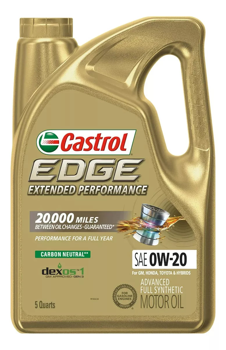 Aceite Castrol Edge 0w20 Extended Performance