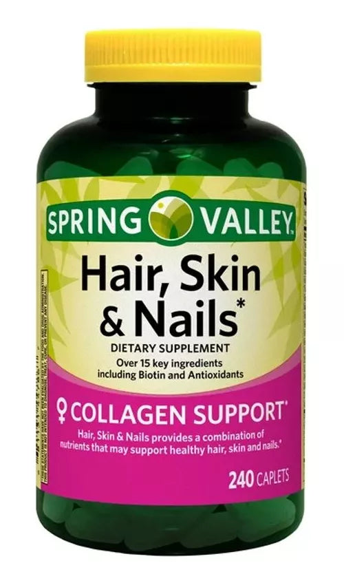 Spring Valley Hair, Skin And Nails 240 Capsulas