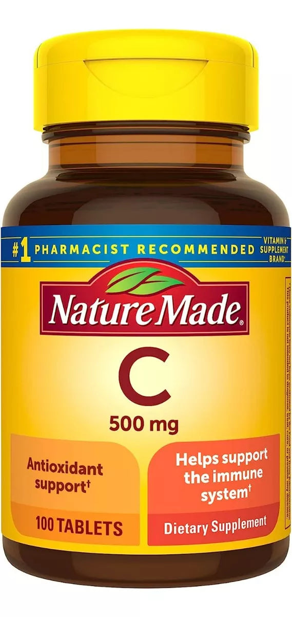 Nature Made Vitamina C 500 Mg 100 Tabletas