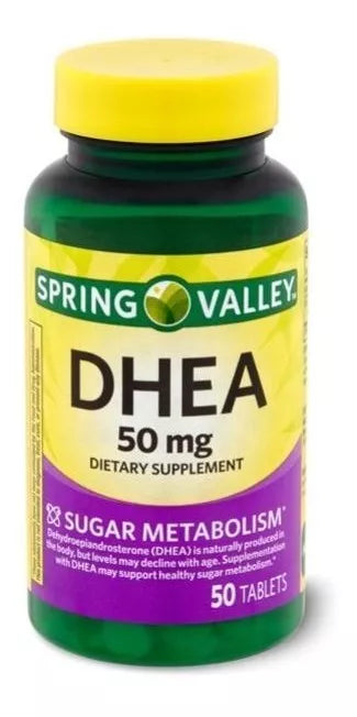 Spring Valley DHEA, 50mg, 50 tabletas