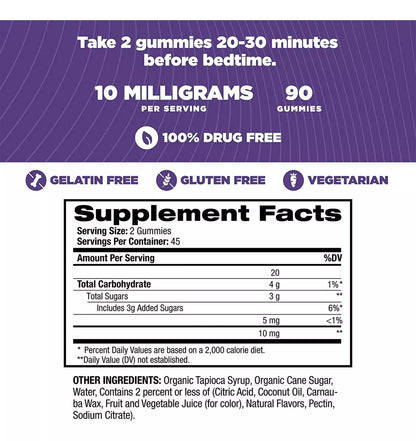 Natrol Melatonina 10mg 90 Gomitas