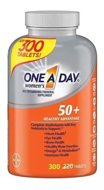 Multivitamínico One A Day Para Mujeres De Más De 50 C/ 300 Comprimidos