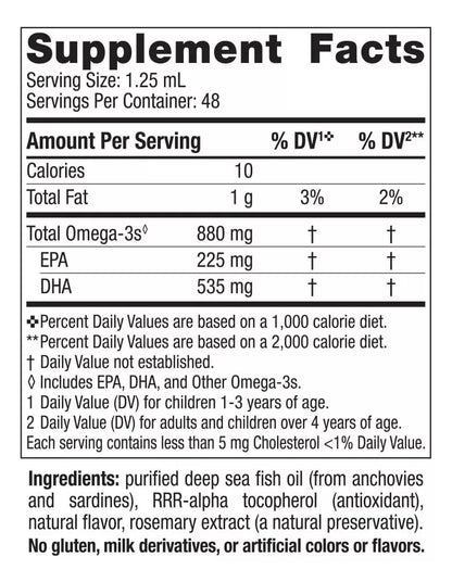 Dha Omega 3 (dha Y Epa.) Para Niños Nordics Natural X 60ml